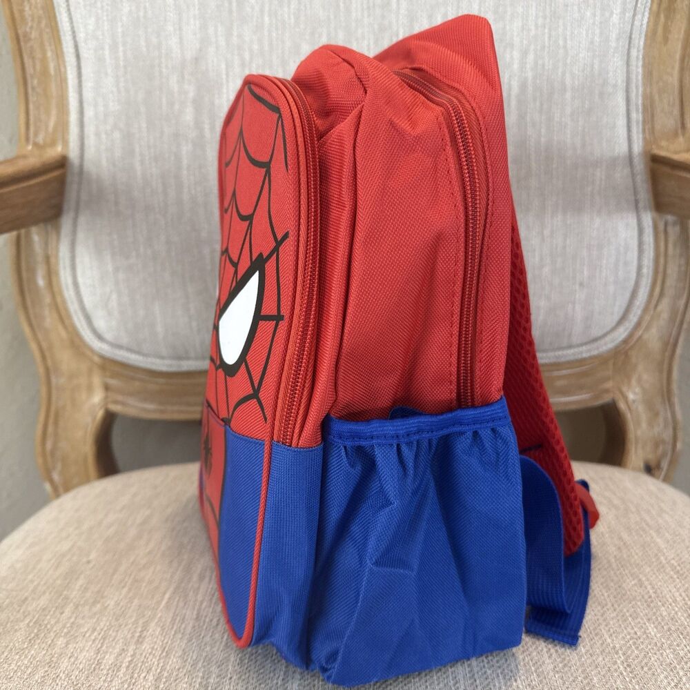 Spiderman Backpack Size S Youth Toddler front pocket Pre K Kindergarten novelty - Picture 6 of 13